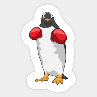 Penguin Boxer Boxing gloves Sticker